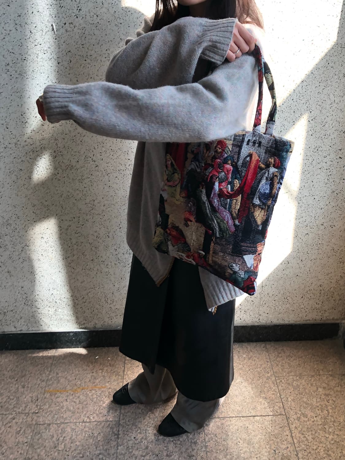 블레스 N74 자카드 토트백 상품이미지9