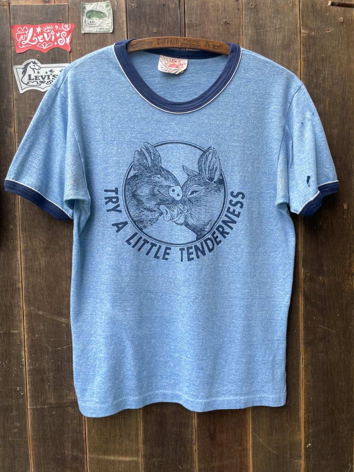 1970-80's Vintage ringer tee 상품이미지1