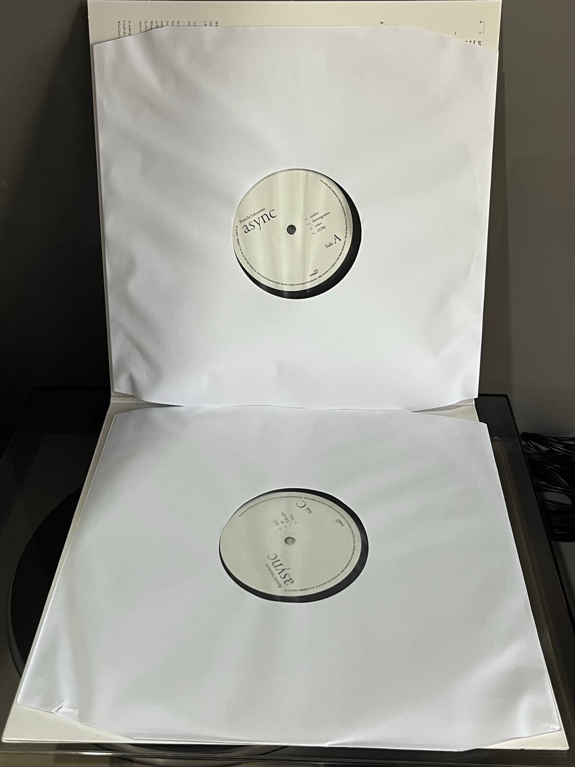 류이치 사카모토 async 2LP 상품이미지5