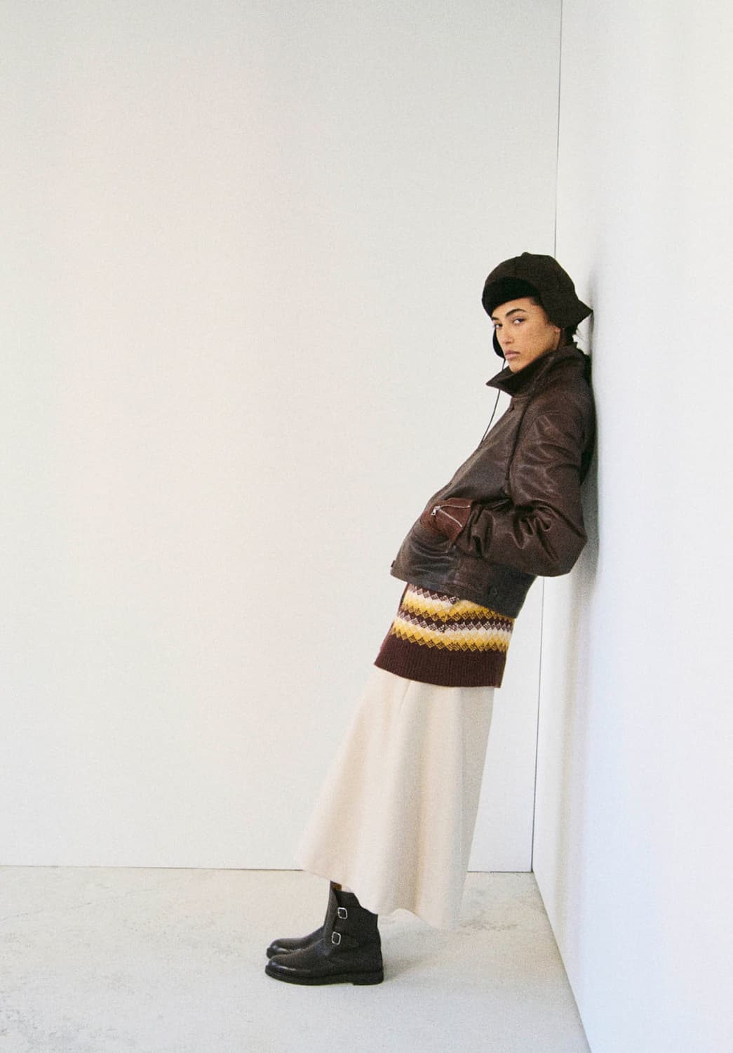 오라리 25AW 헤비 램 레더 블루종(가죽자켓) 상품이미지5