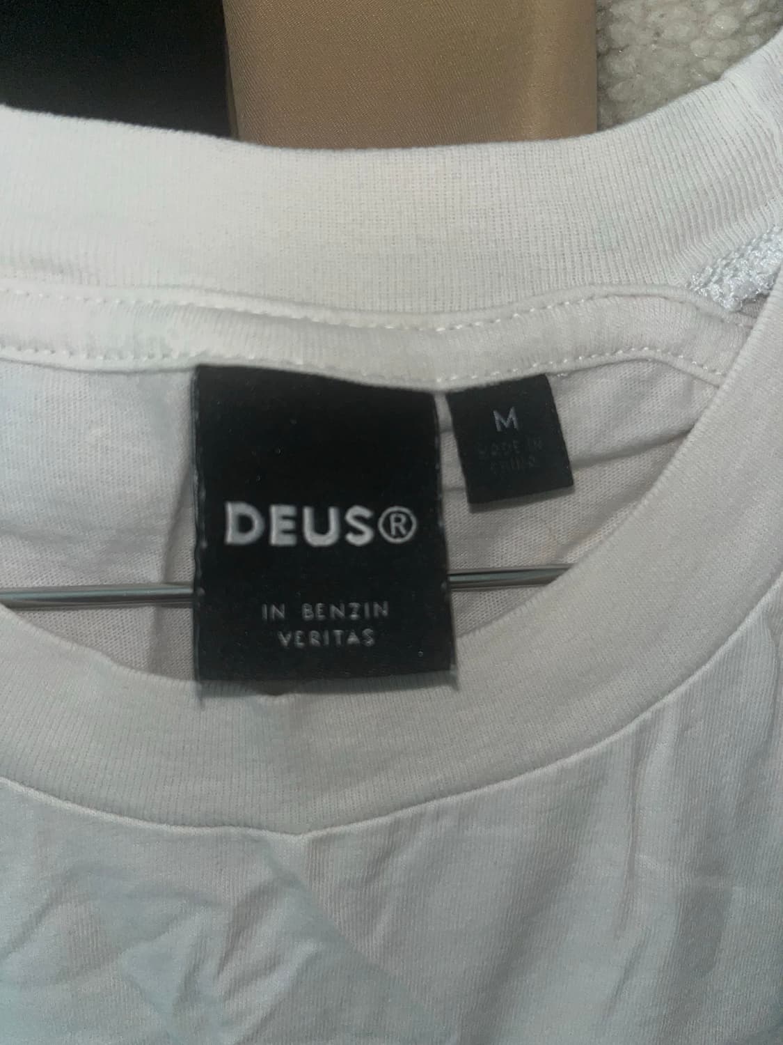 DeusExMachina 화이트 슬리브리스 M 상품이미지3