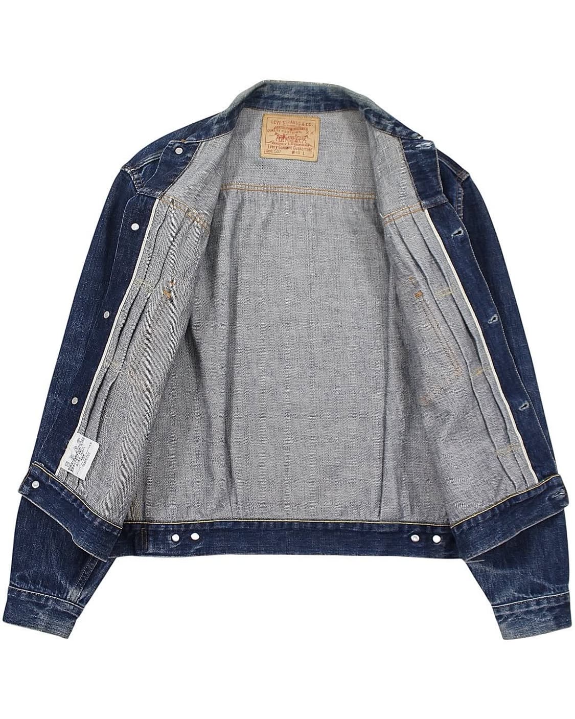 LVC 507XX 2세대 데님 자켓 빅E 셀비지 워싱턴 공장 리바이스 상품이미지3