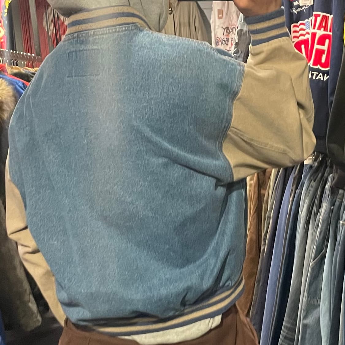 [IM] vtg 데님 바시티자켓 상품이미지5