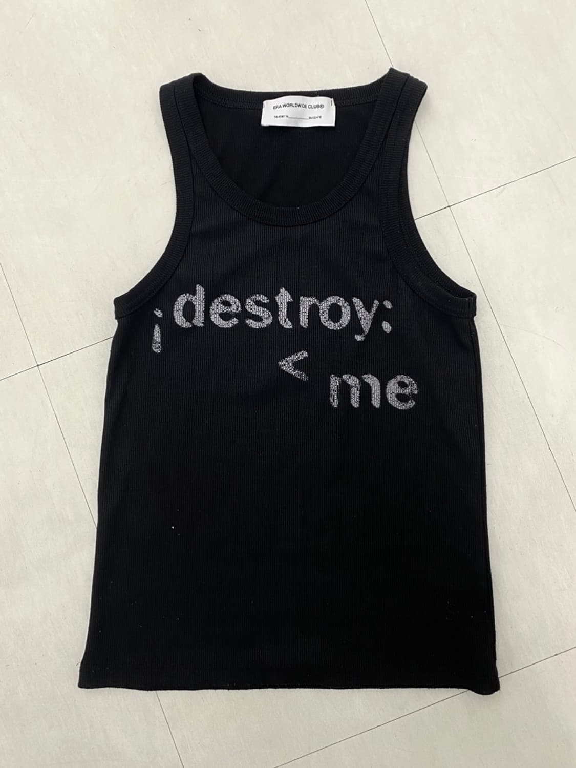 Destroy me tank top  상품이미지2