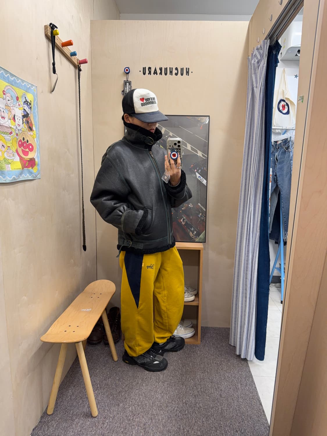 B-3 type sheep skin jacket 상품이미지7