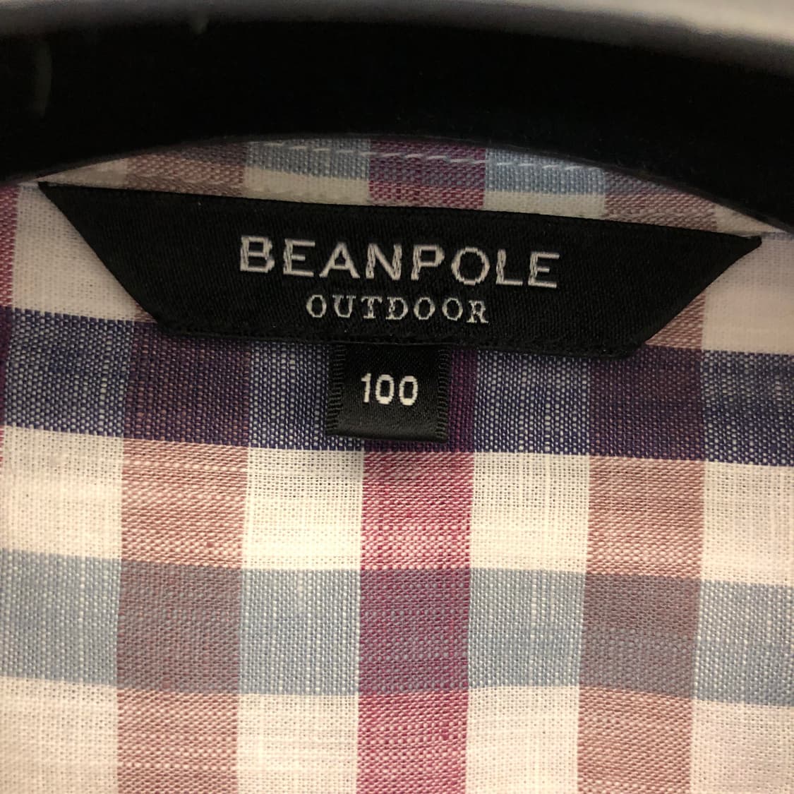 빈폴 린넨혼방 체크셔츠 100 사이즈 상품이미지5