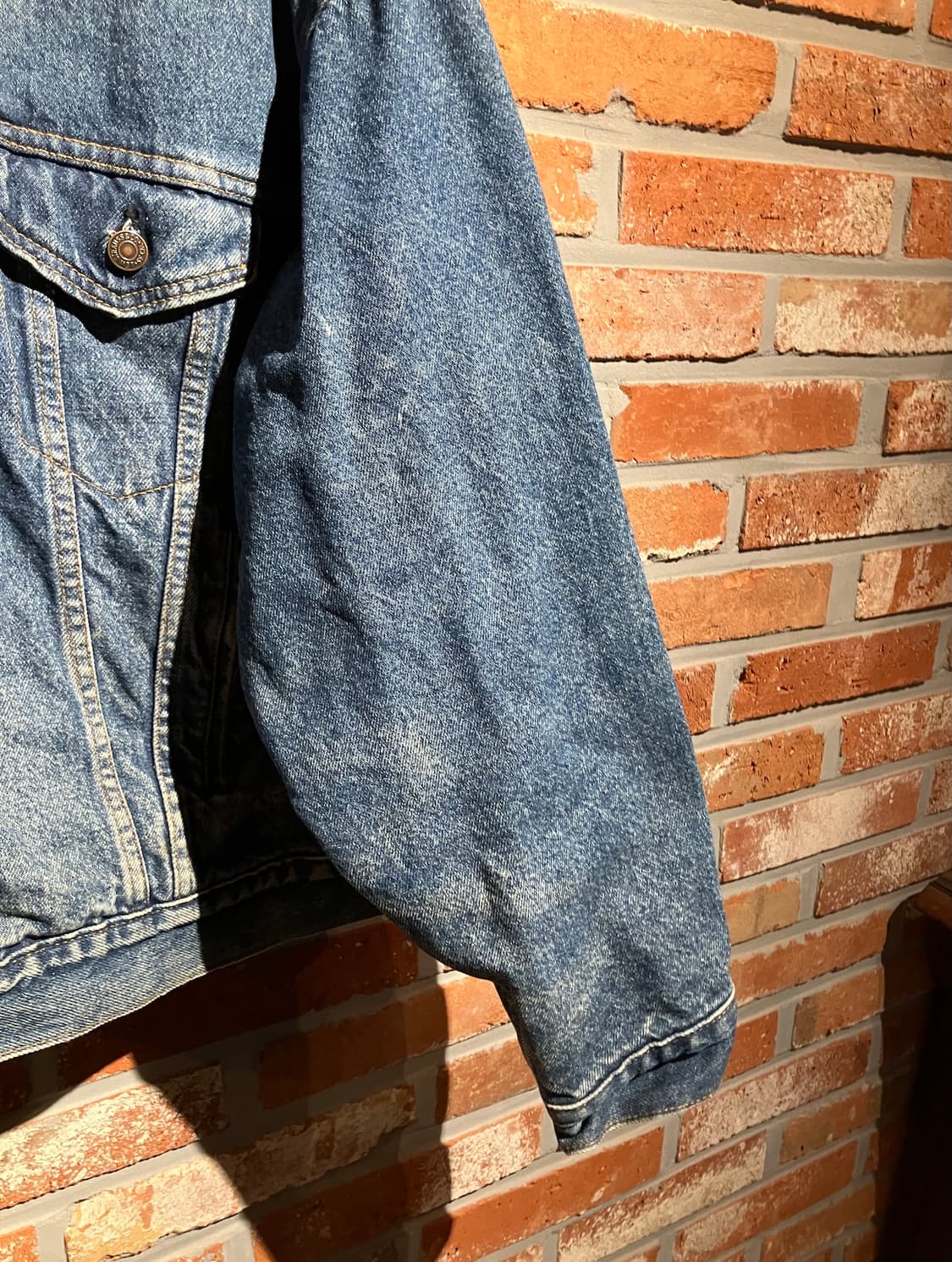 80s USA 빈티지 리바이스 버팔로 안감 3세대 데님 자켓 상품이미지4