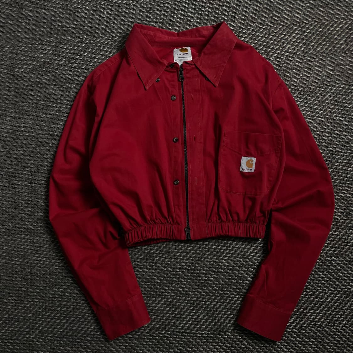 칼하트 크롭 리메이크 투웨이 셔츠 자켓 y 4034 상품이미지2