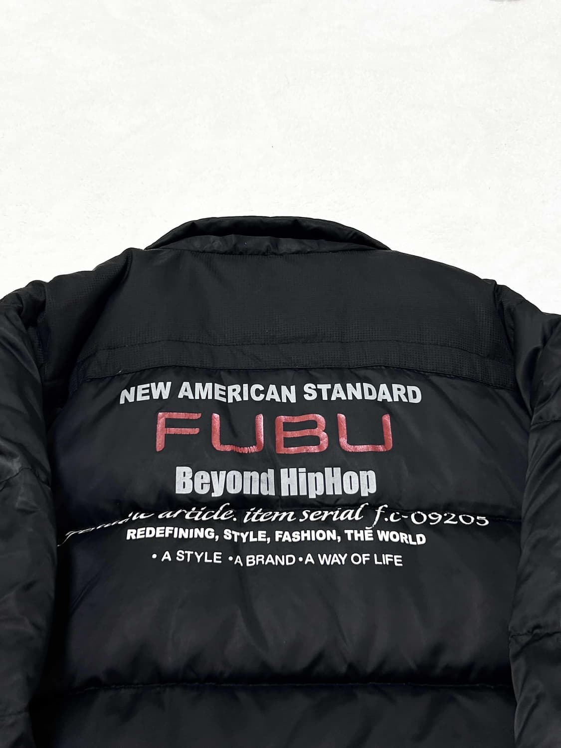 후부 빅로고 데님 배색 덕다운 패딩 상품이미지6