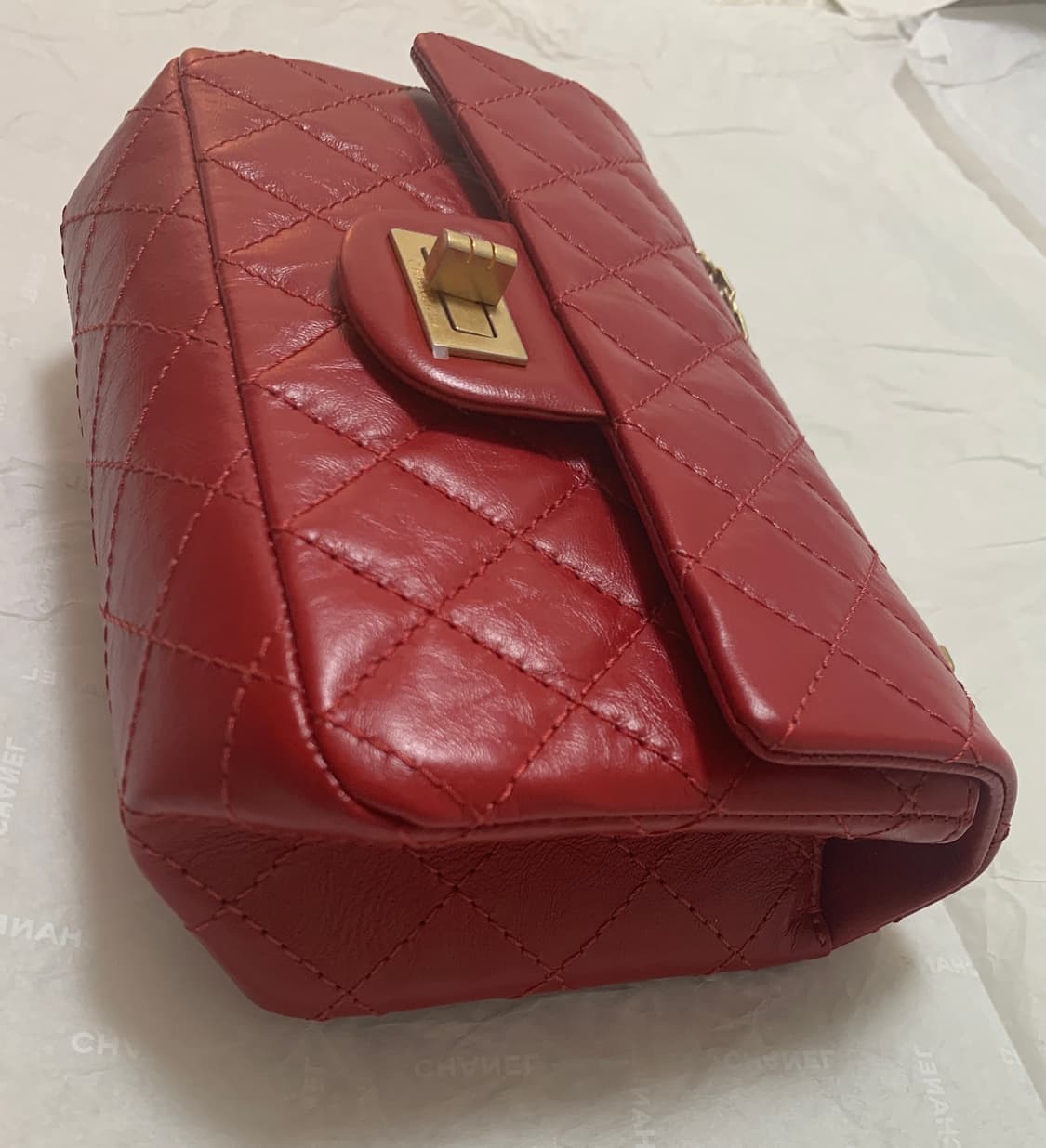 샤넬 빈티지 미니 레드  상품이미지6