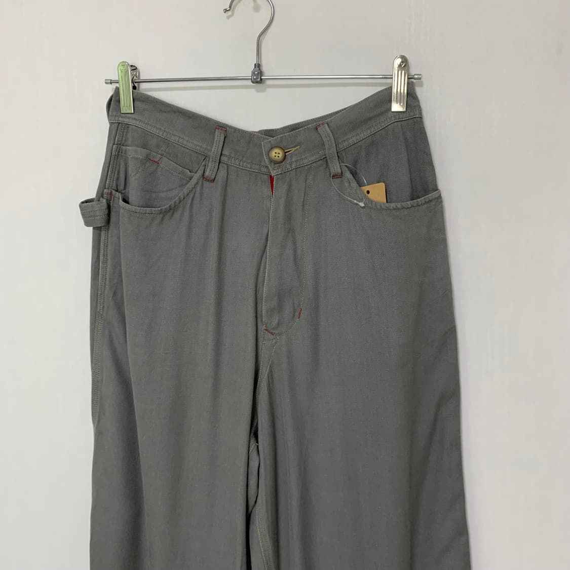 45rpm 데님라인 코튼 와이드 팬츠 그레이 M 27-28인치 상품이미지2