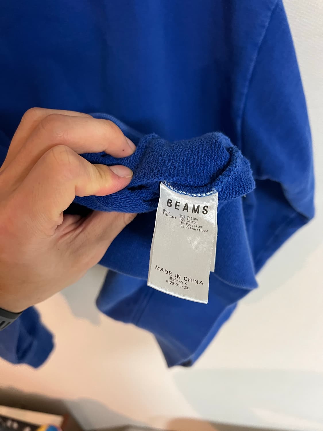 빔즈 ssz 스웻셔츠 맨투맨 m 상품이미지5