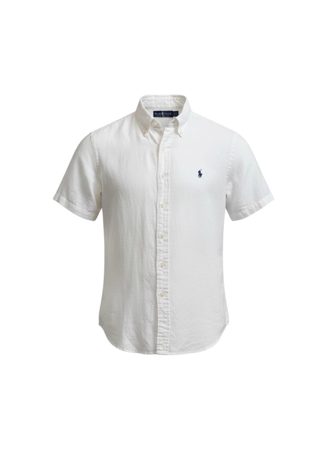 폴로 랄프로렌 화이트 린넨 반팔 셔츠 상품이미지1