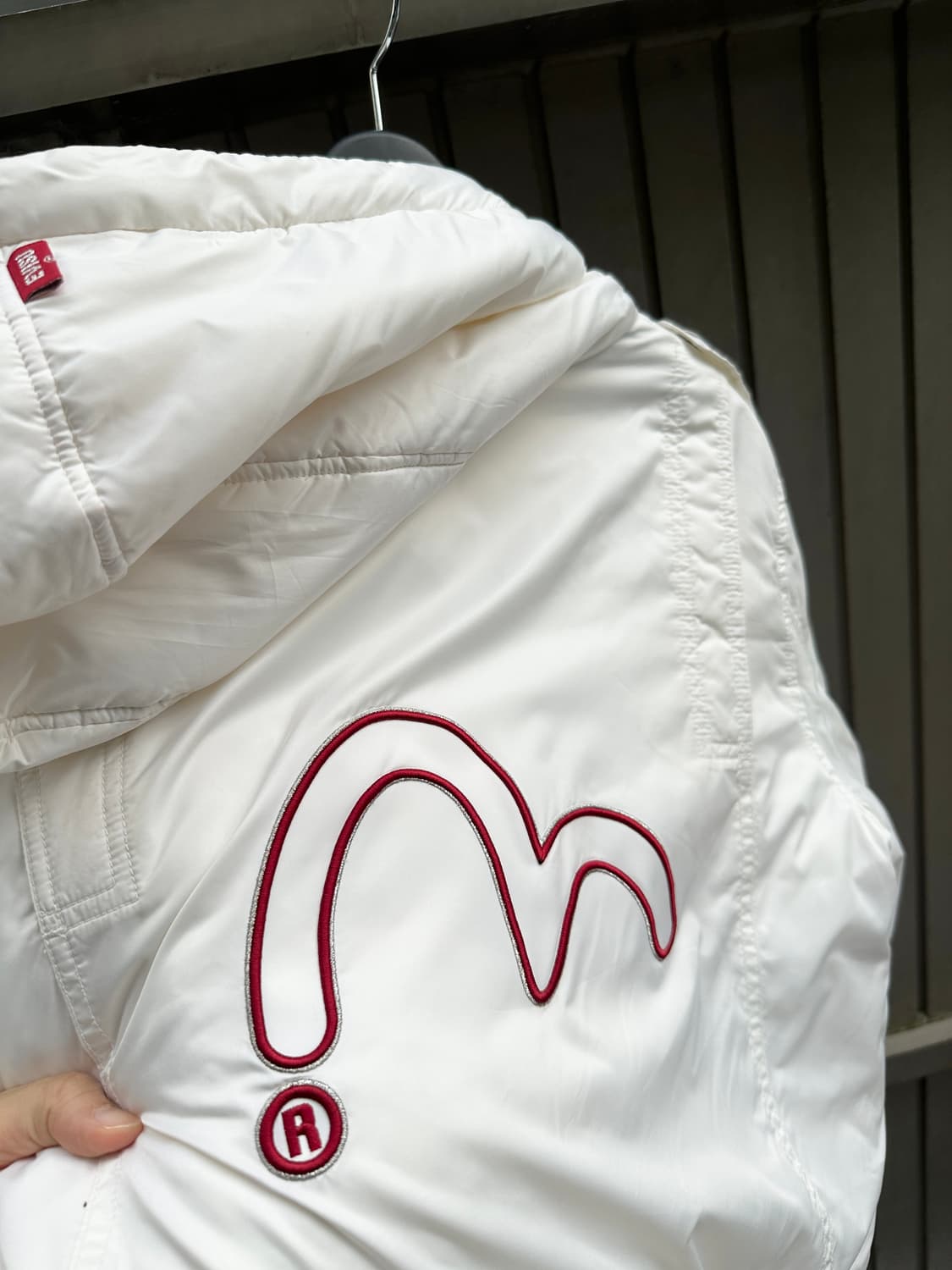 EVISU white padding bomber  상품이미지4