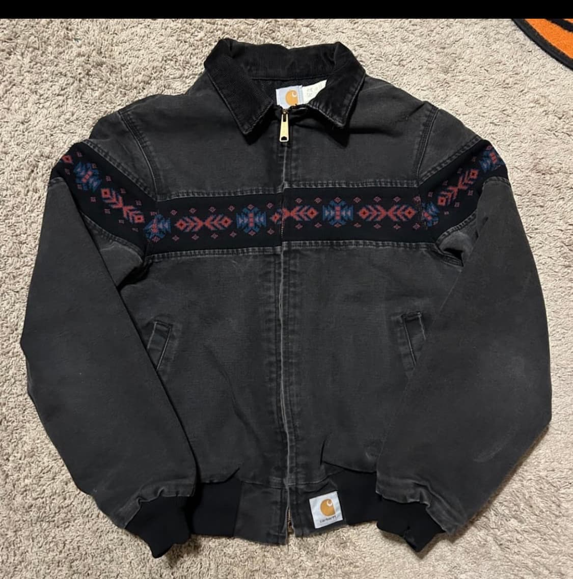 칼하트 디트로이트 아즈텍 블랙 및 그레이 L 구매 상품이미지1