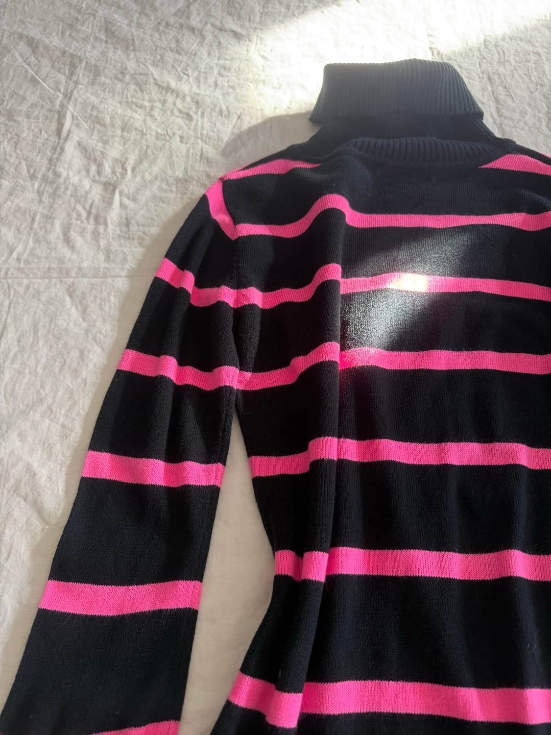 캐캐체 갸루펑크 단가라 니트 미니 원피스 상품이미지6