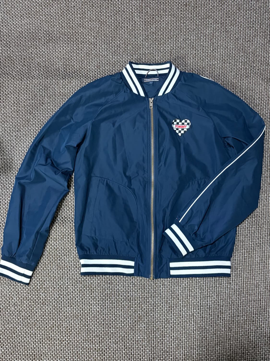 타미힐피거 캐주얼 레터링 봄버 자켓 상품이미지2