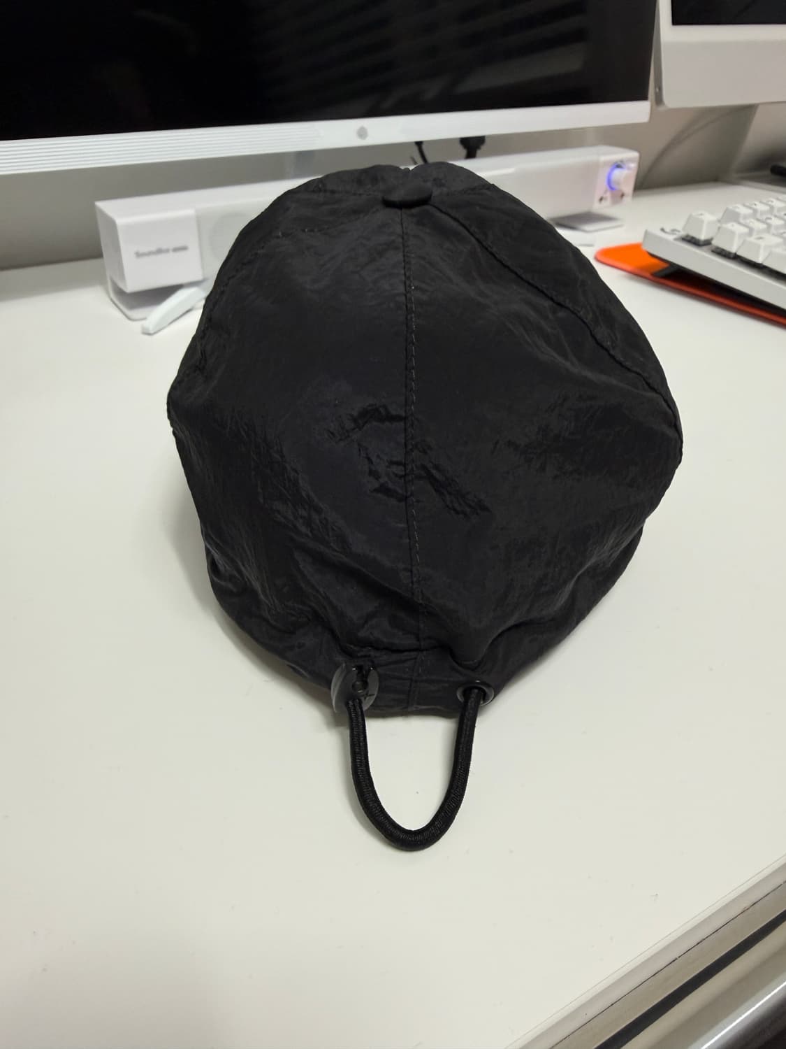 정품인증ㅇ) 스톤아일랜드 블랙 나일론 볼캡 L 상품이미지3