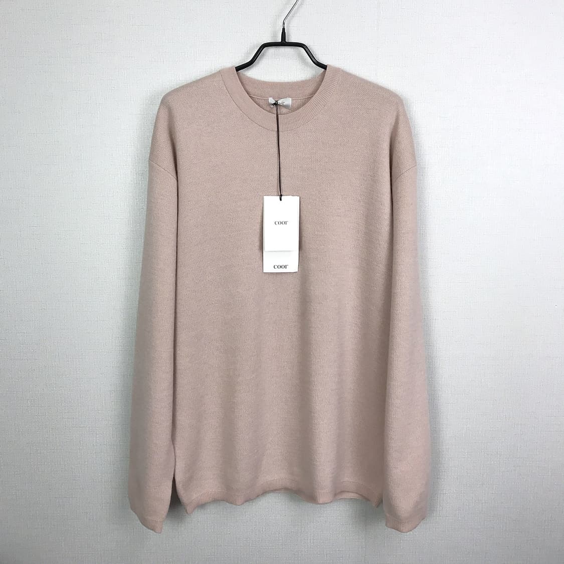 쿠어 coor 니트 핑크 남성XL 상품이미지1