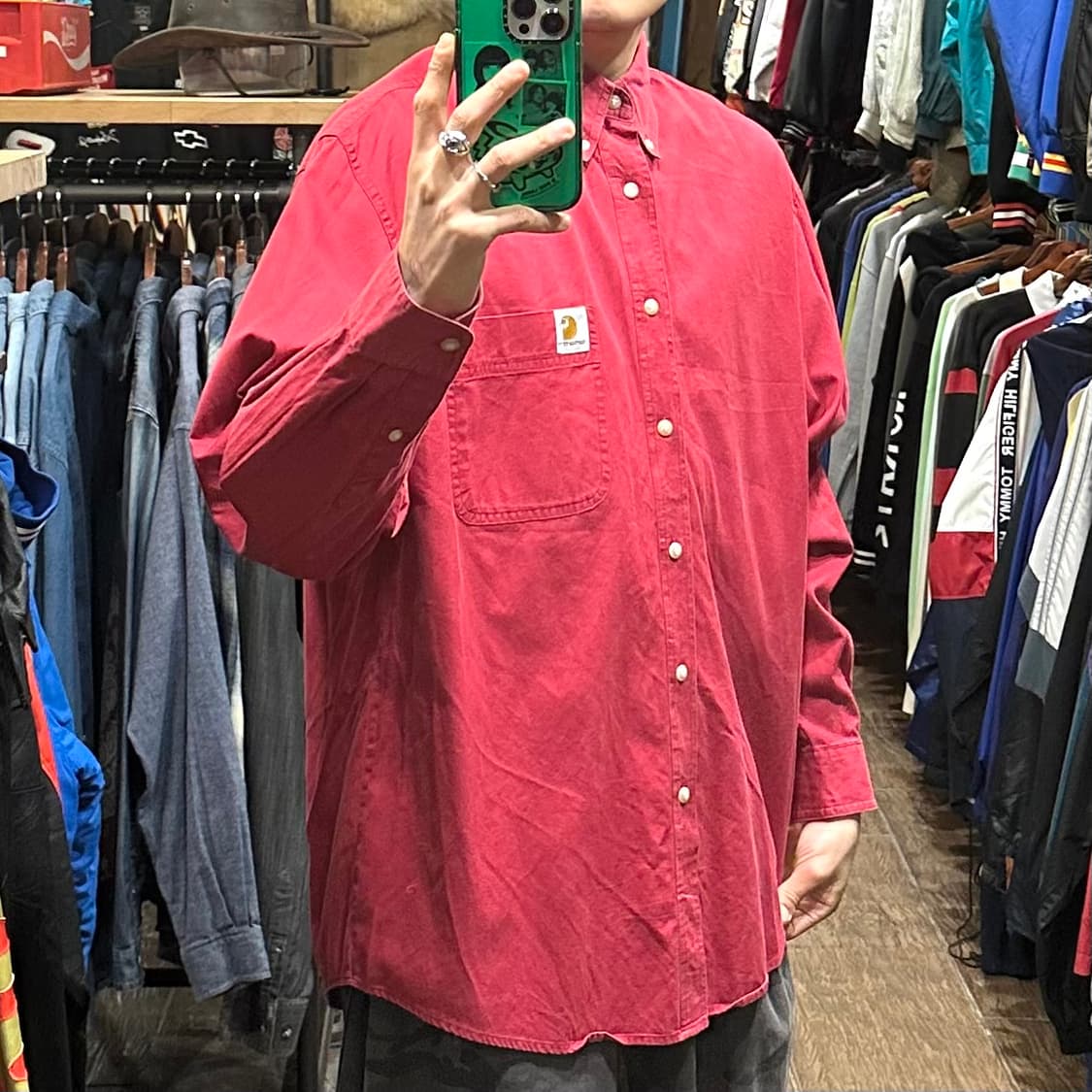 [HI] 칼하트 셔츠 레드 상품이미지4