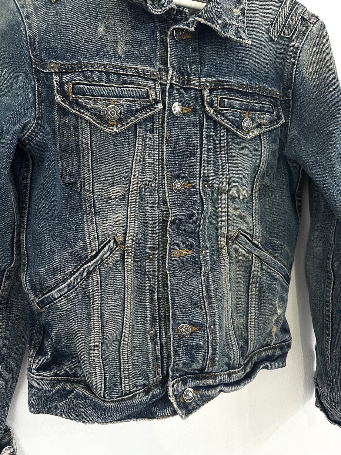 VTG 롤링스톤즈 디스트로이드 데님 자켓 상품이미지6