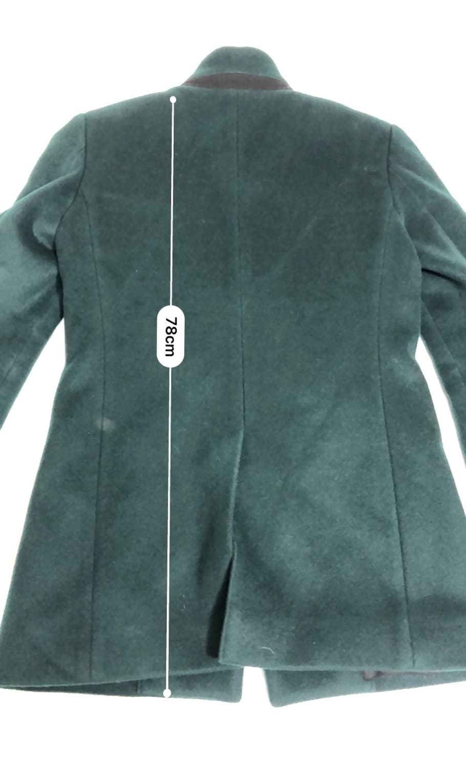 Time 타임 울 캐시미어 하프 코트 m 상품이미지9