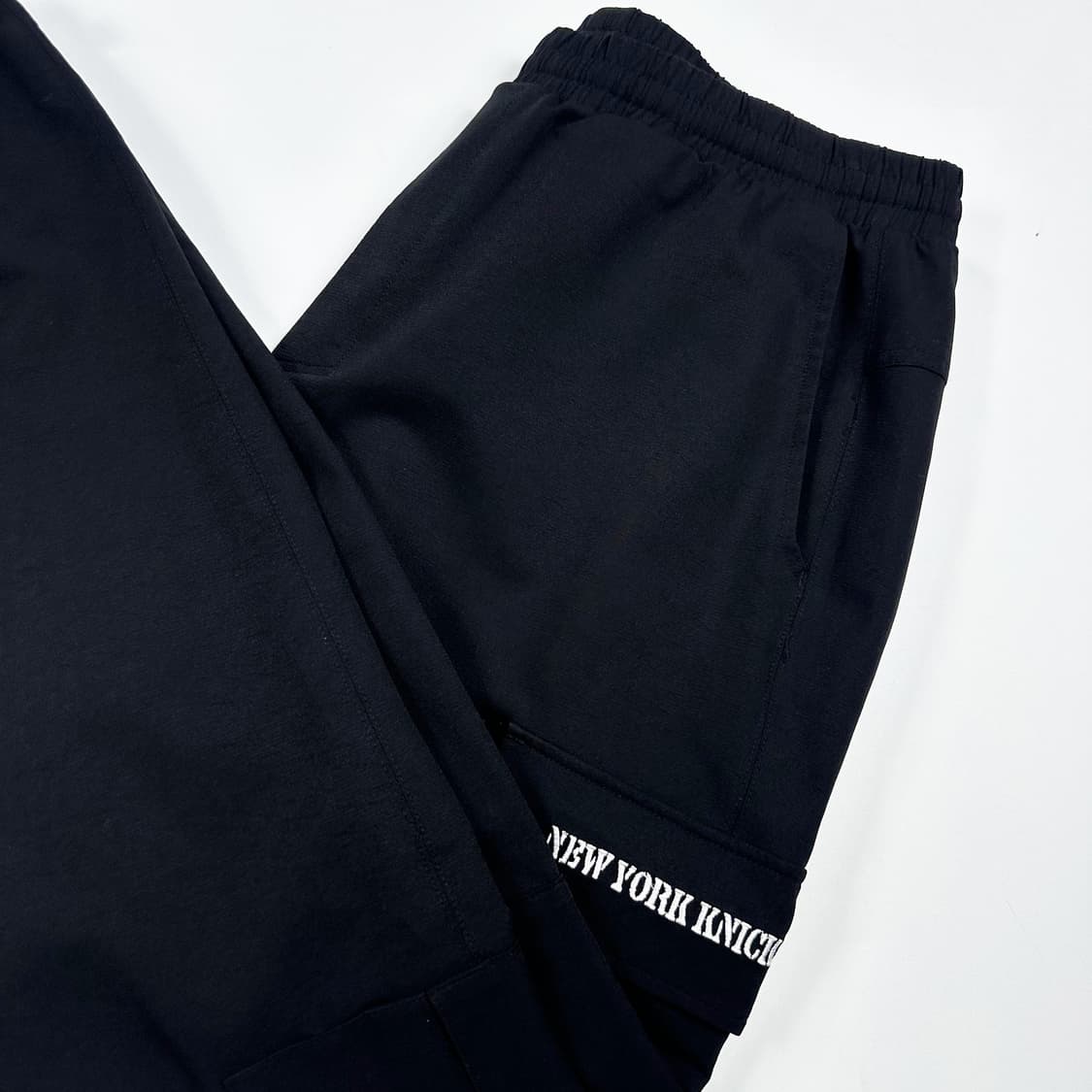 MLB 뉴욕닉스 블랙 우븐 조거팬츠 (XL) 상품이미지1
