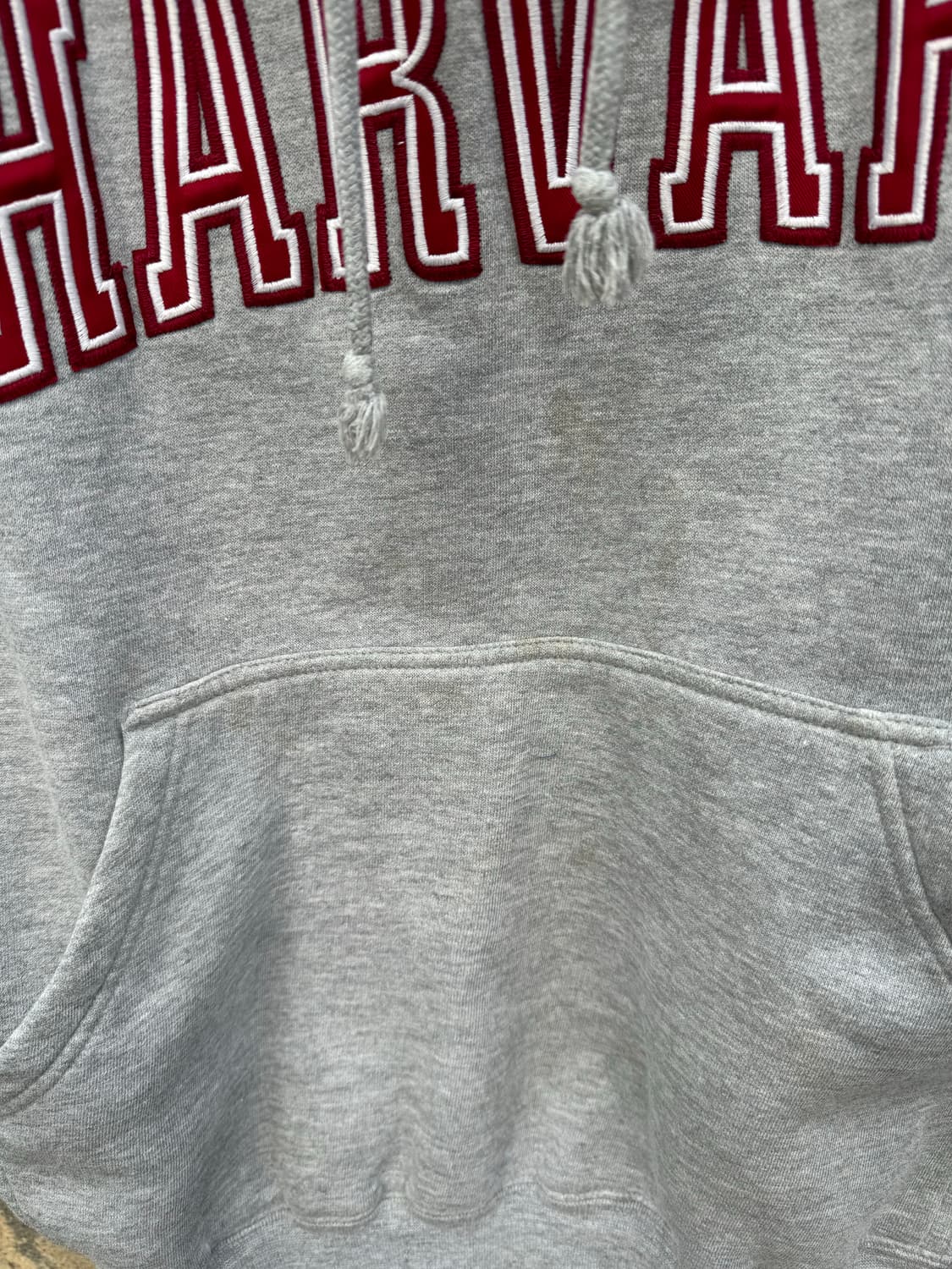 Champs 하버드 컬리지 러셀 자수 후드티 그레이 후드 후디 m 상품이미지4