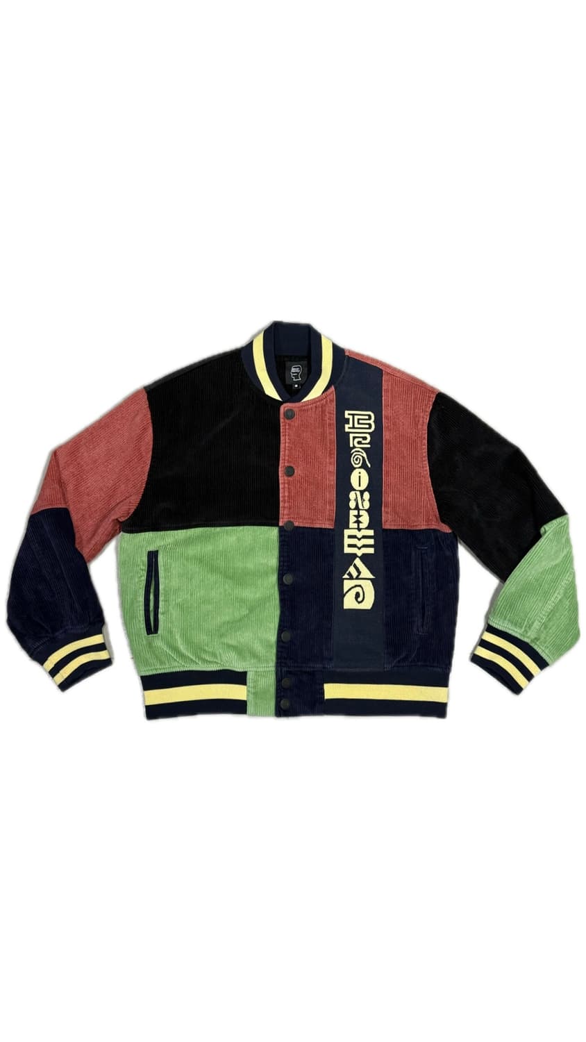 2021 브레인데드 멀티 칼러 코듀로이 스타디움 바시티 봄버 자켓 상품이미지1