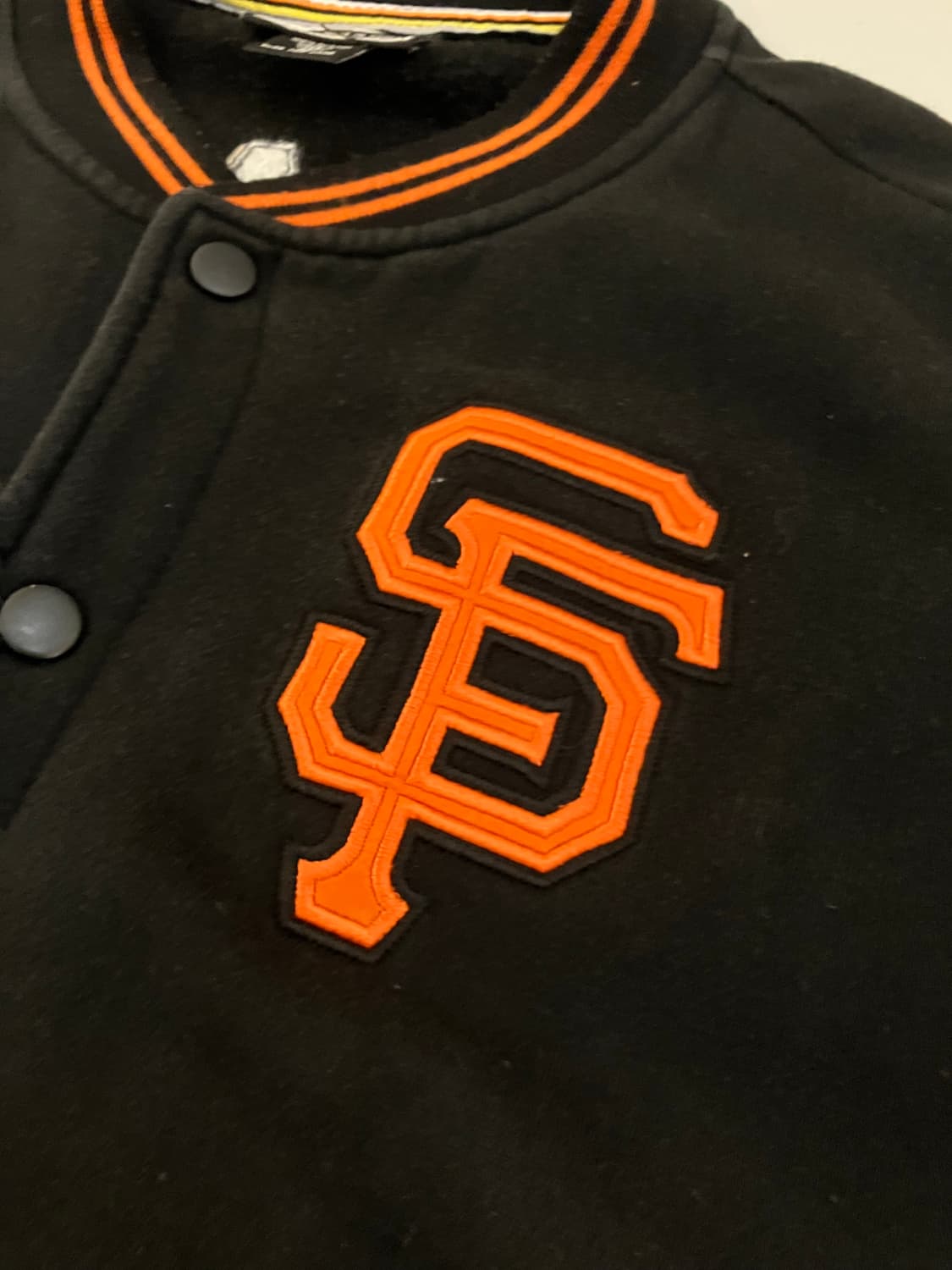 90s Def Jam 샌프란시스코 블랙 야구잠바 상품이미지3