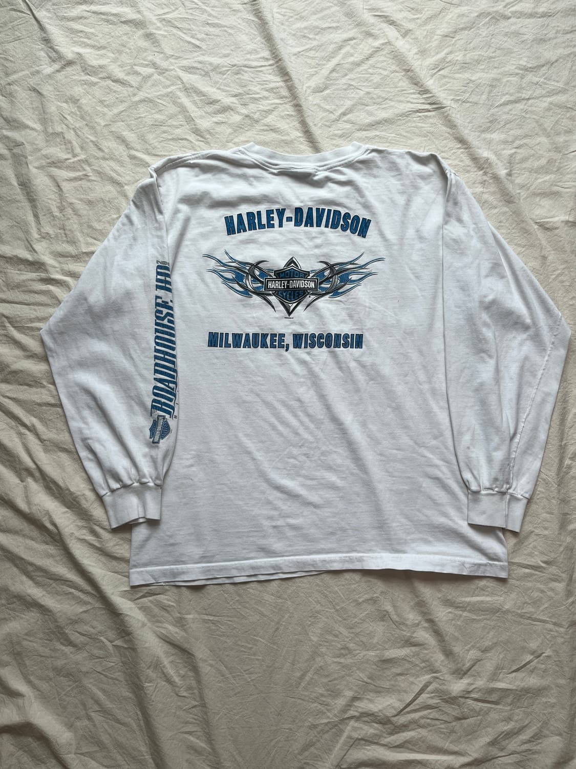 00s Made in USA 할리데리비슨 밀워키 롱슬리브 상품이미지7