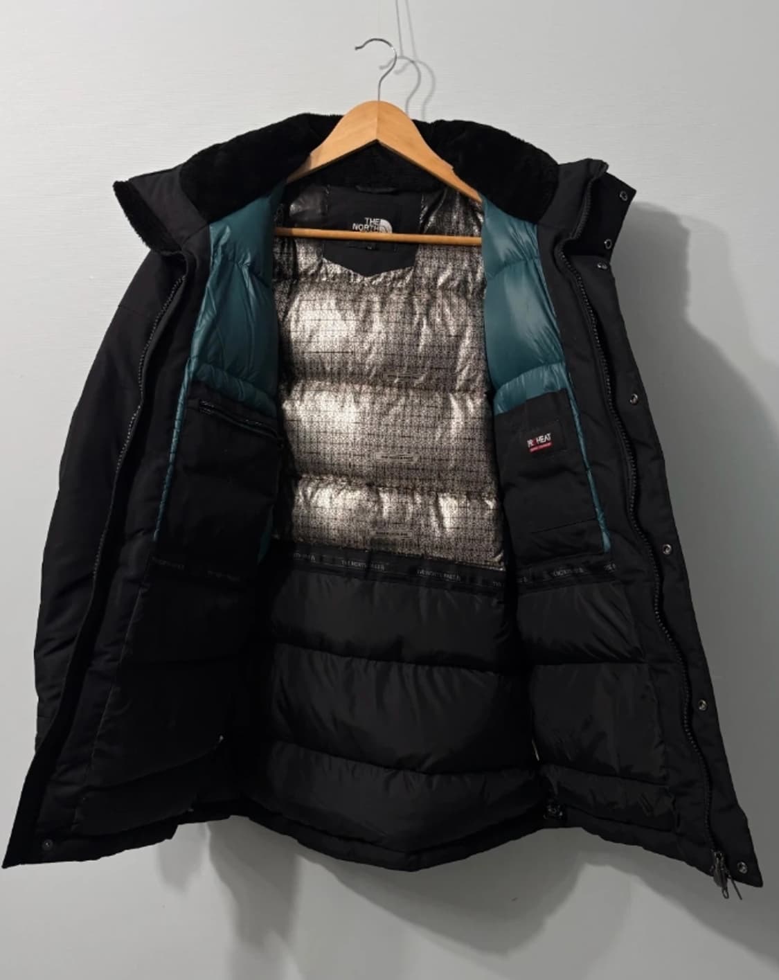 노스페이스 눕시 검정 패딩 95 상품이미지5