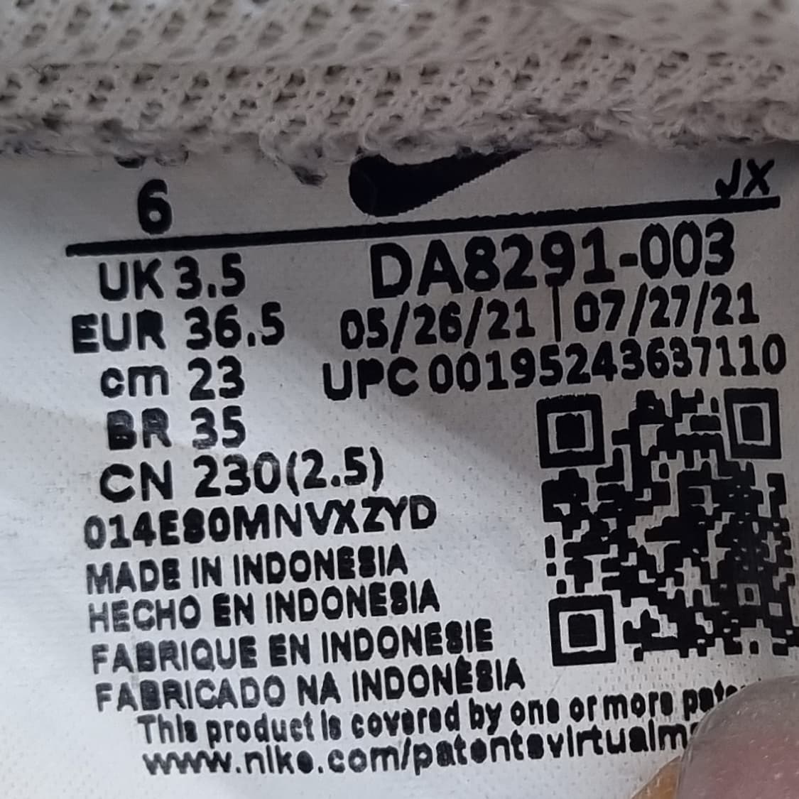 나이키 와플트레이너2 운동화230 상품이미지6