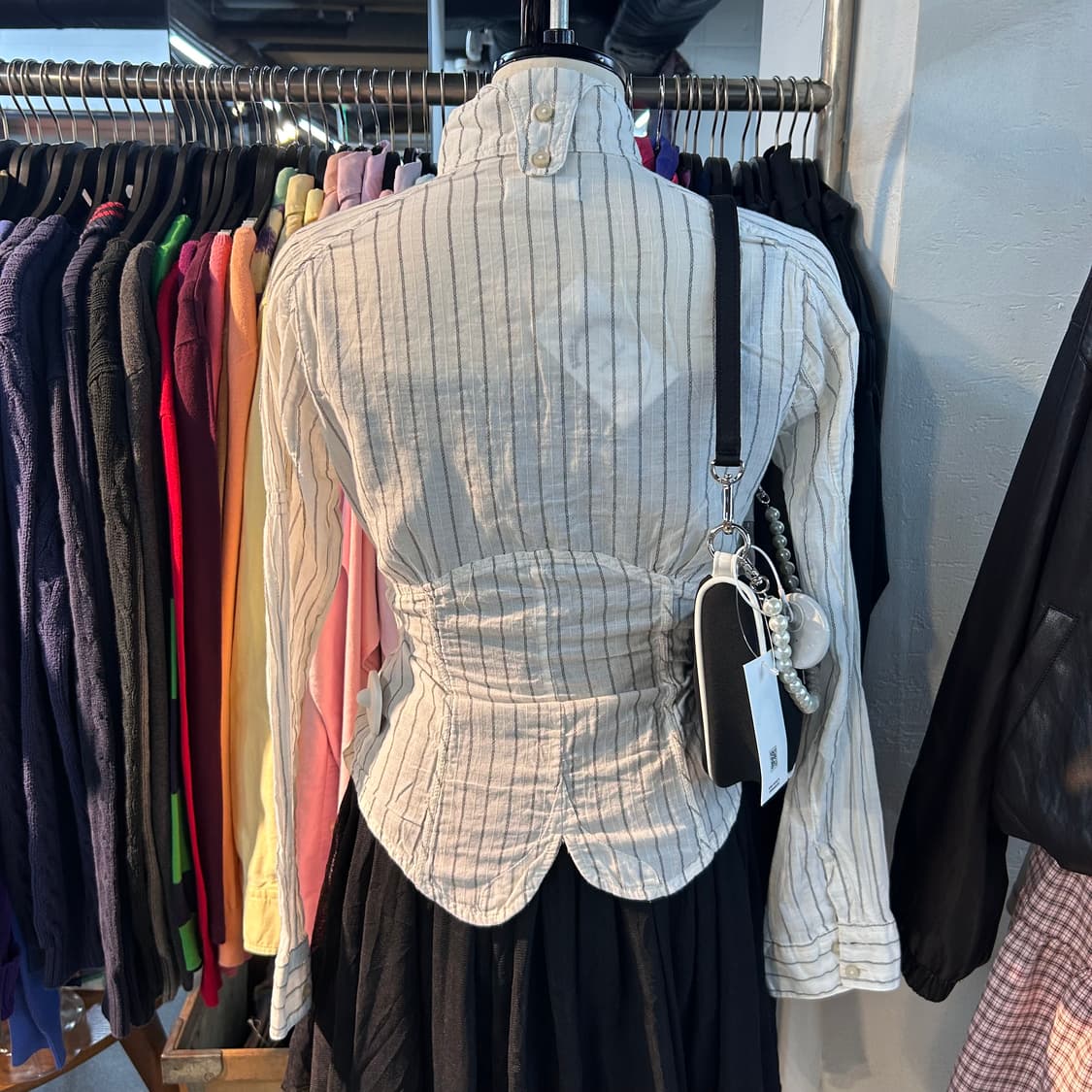 DIESEL Feminine Stripe Shirts 상품이미지2