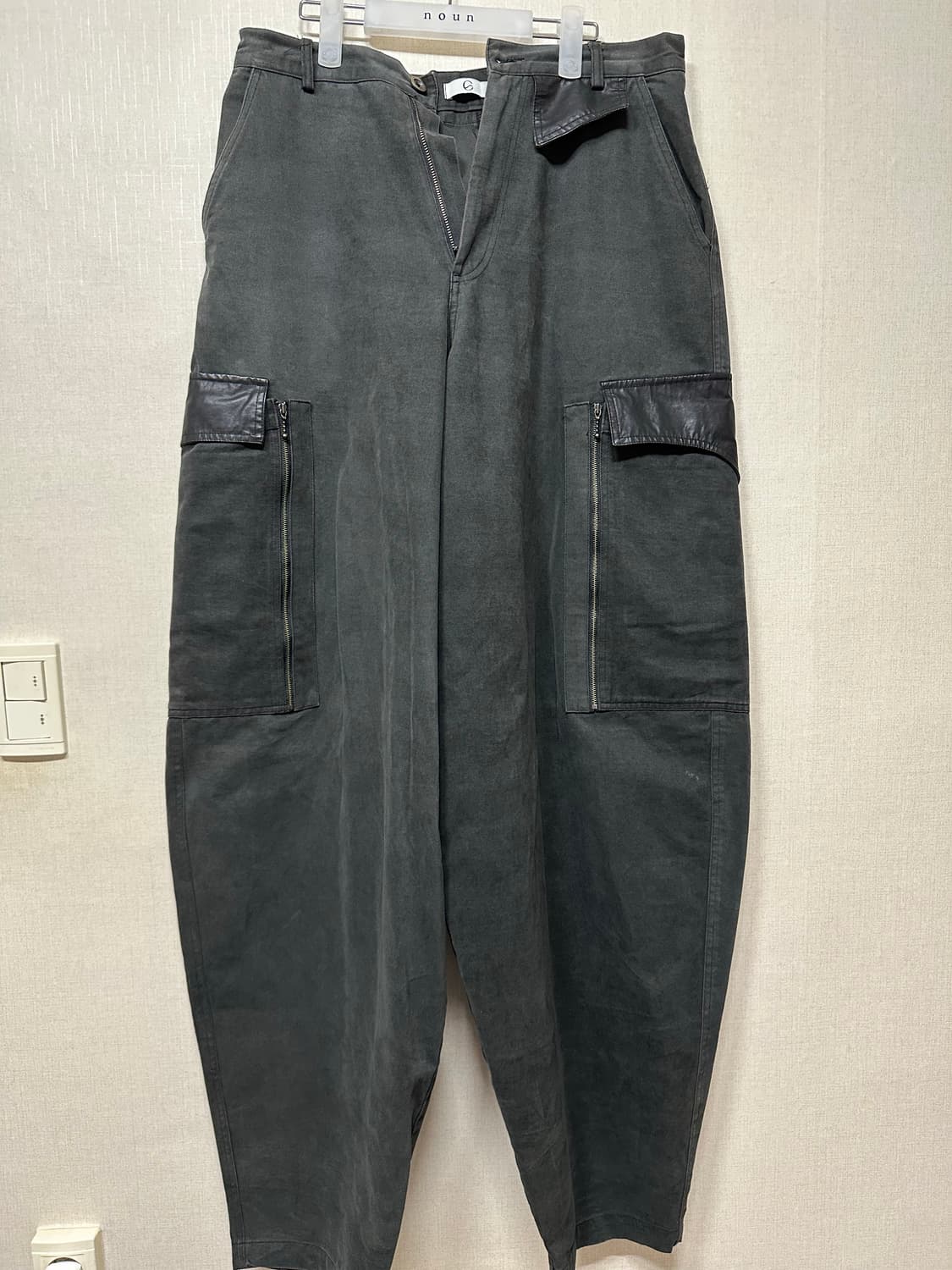 뉴치프시크dp 오버랩 카고 와이드 팬츠  상품이미지2