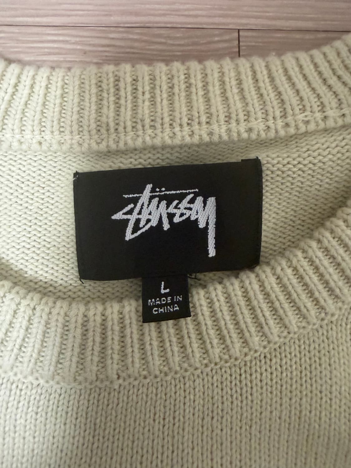 스투시 스컬 니트 L 상품이미지2