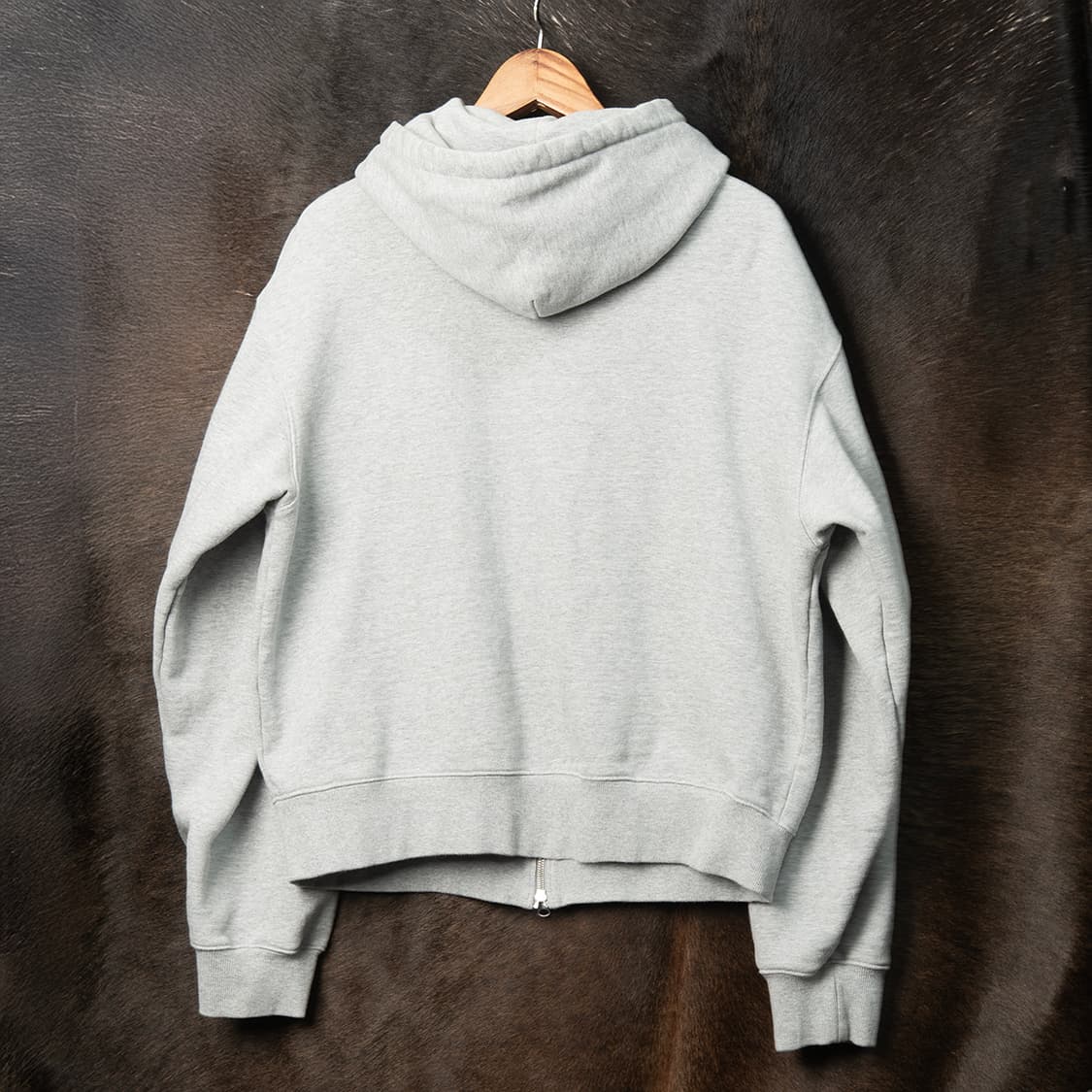 [XL] SATUR 세터 테오 코튼 올데이 후드집업 멜란지 그레이  상품이미지5