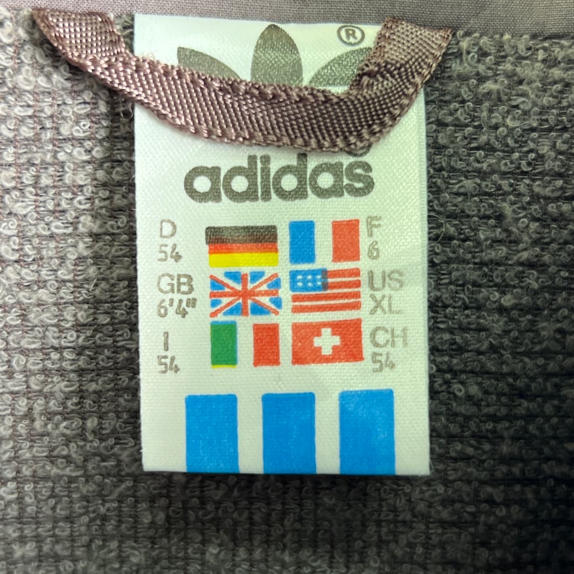 80's 아디다스 올드스쿨 바람막이 자켓 XL 상품이미지3