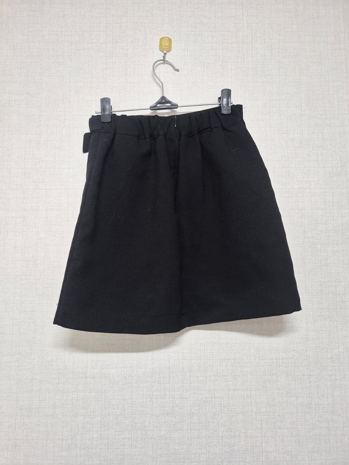 블랙 벨트 포인트 미니스커트 상품이미지2