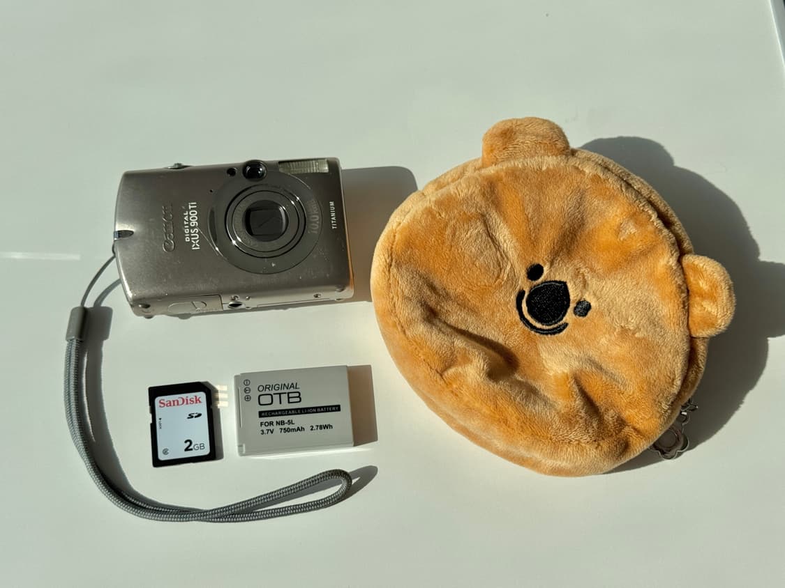 캐논 익서스 Canon IXUS 900Ti 티타늄 빈티지 디지털 카메라 상품이미지1