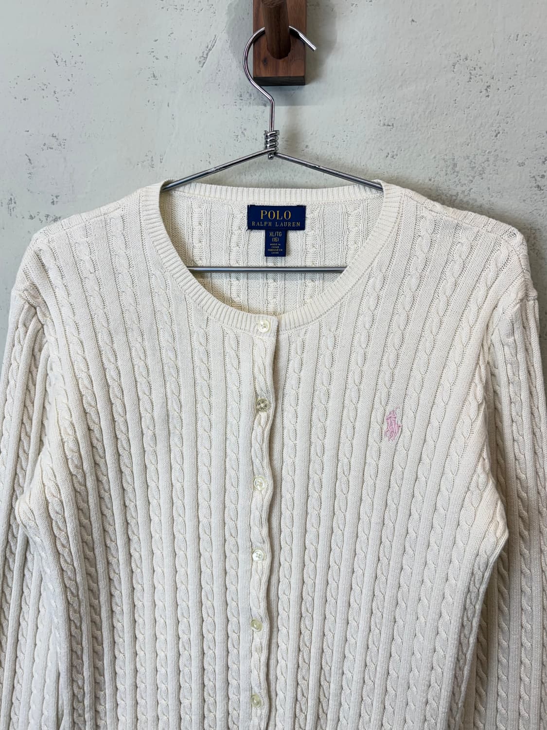 폴로랄프로렌 걸즈 케이블 니트 가디건 상품이미지4
