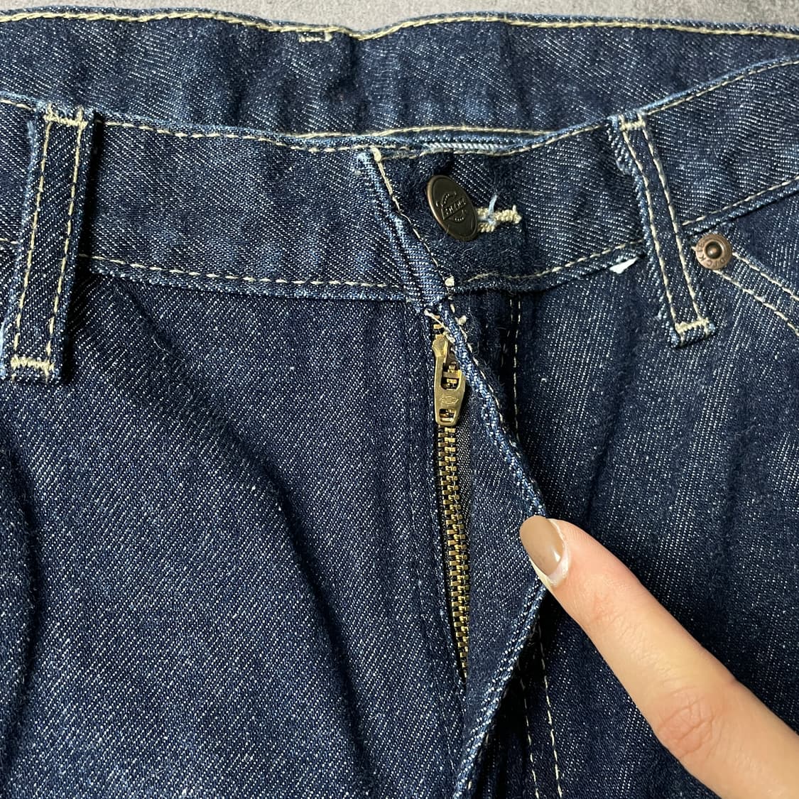 DICKIES 디키즈 빈티지 리플렉터 인디고 데님 워크 팬츠 A00936 상품이미지3