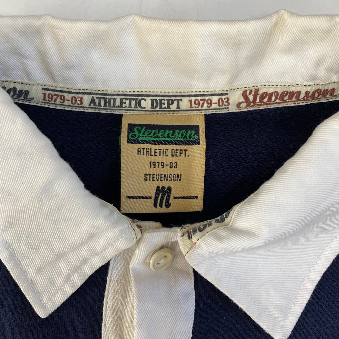 스티븐슨 벨루어 스트라이프 럭비 셔츠 상품이미지5