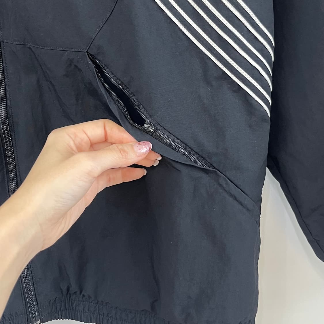 아디다스 SPRT 윈드브레이커 블랙 바람막이 자켓 상품이미지6