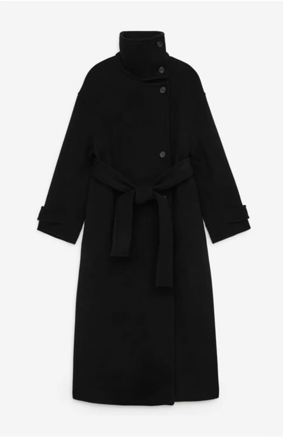 구해요) 오버사이즈 울 블렌드 코트 (블랙) 상품이미지1