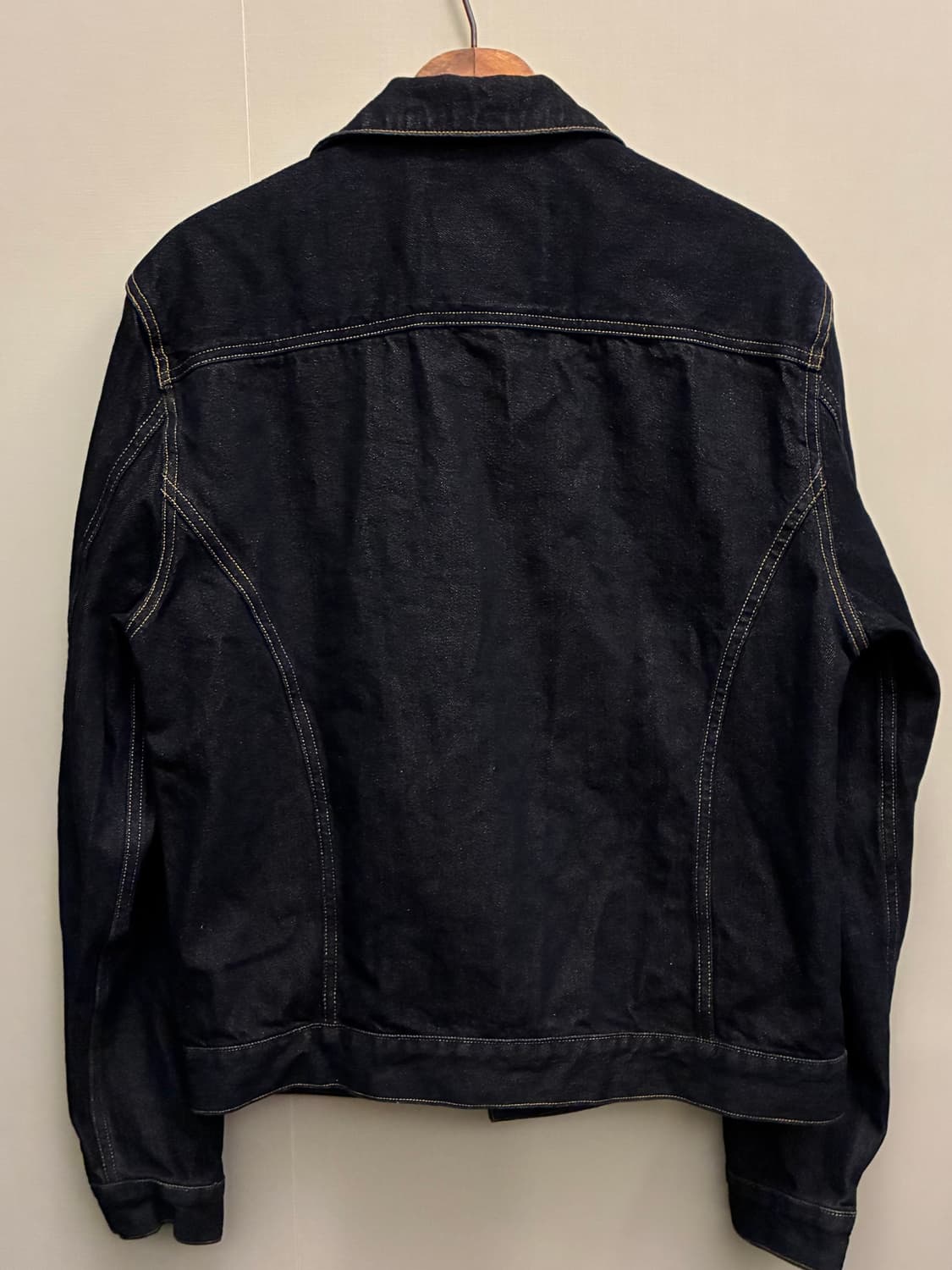 (L~XL)올세인츠 인디고 데님 트러커자켓 초어자켓 올드세인츠 상품이미지7