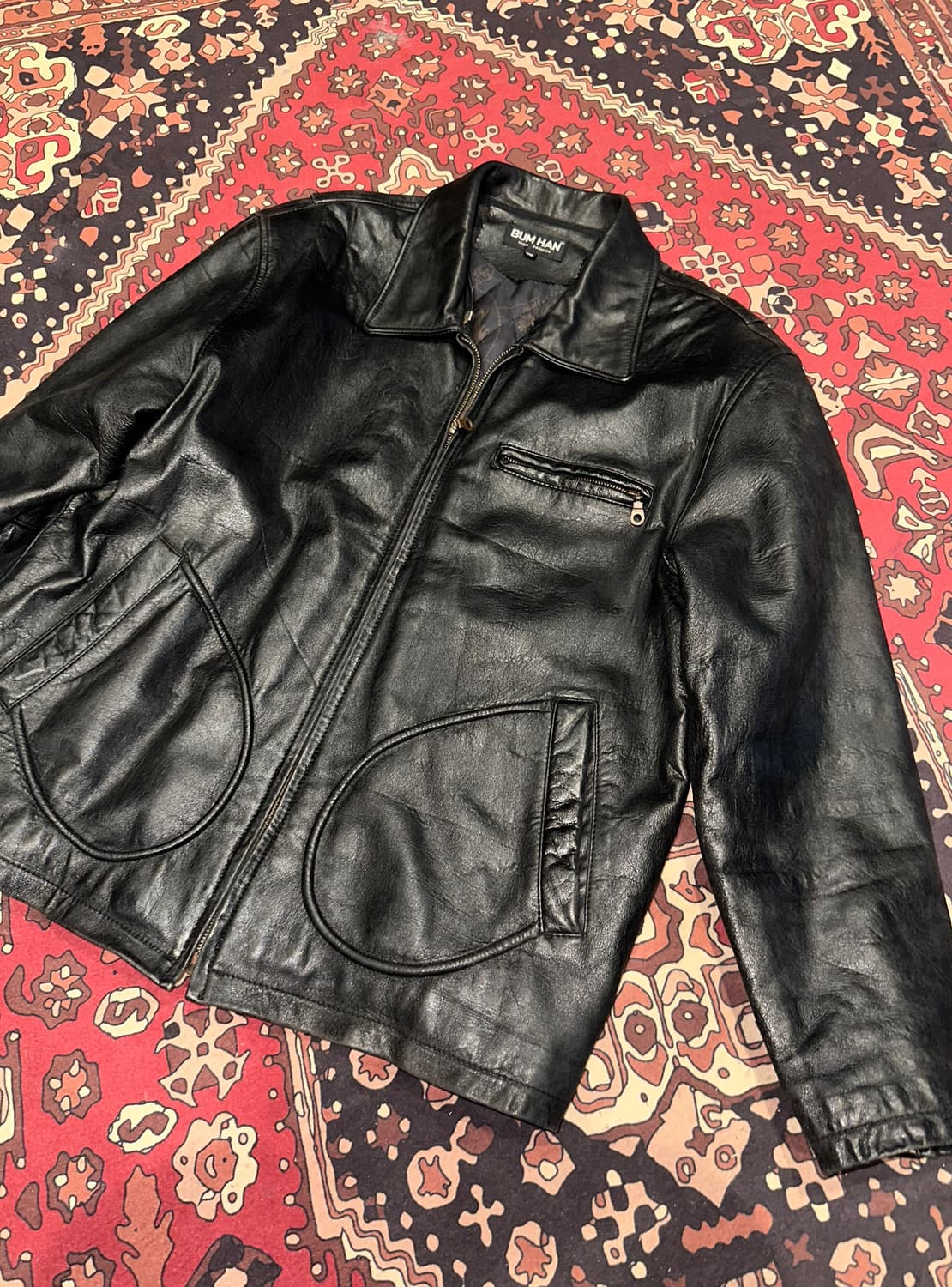 ( L-XL ) 워크웨어 아메카지 워크자켓 스포츠가죽 빈티지가죽 상품이미지2