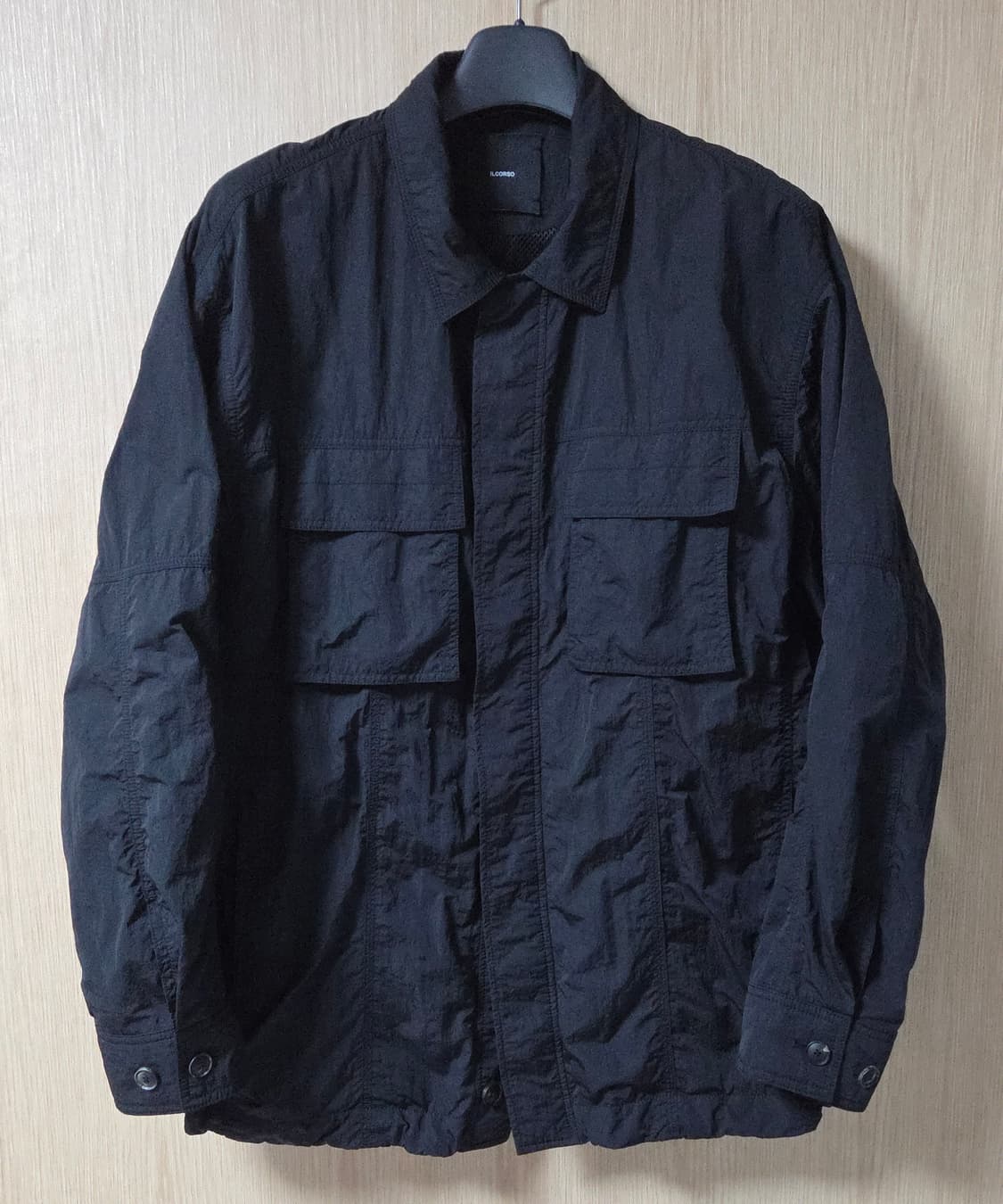 (착샷) 일꼬르소 오버핏 나일론 셔츠 자켓 상품이미지1