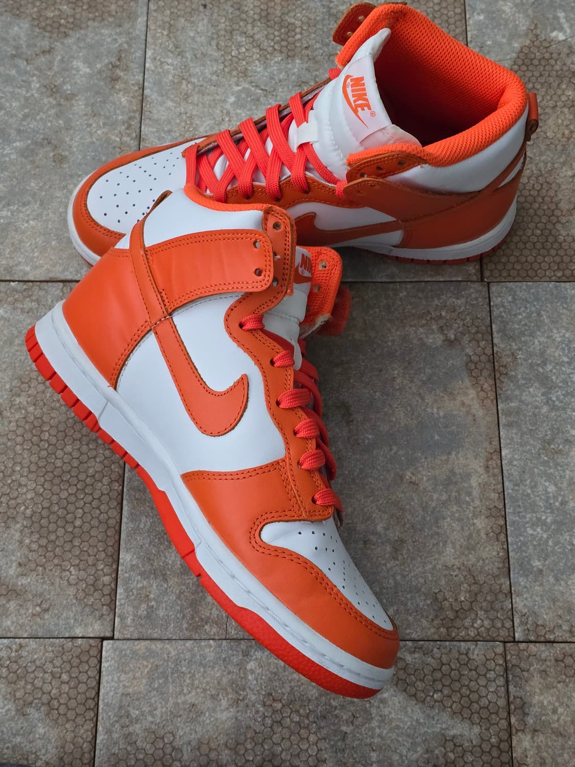 (230)나이키 덩크 하이 오렌지 블레이즈 상품이미지4