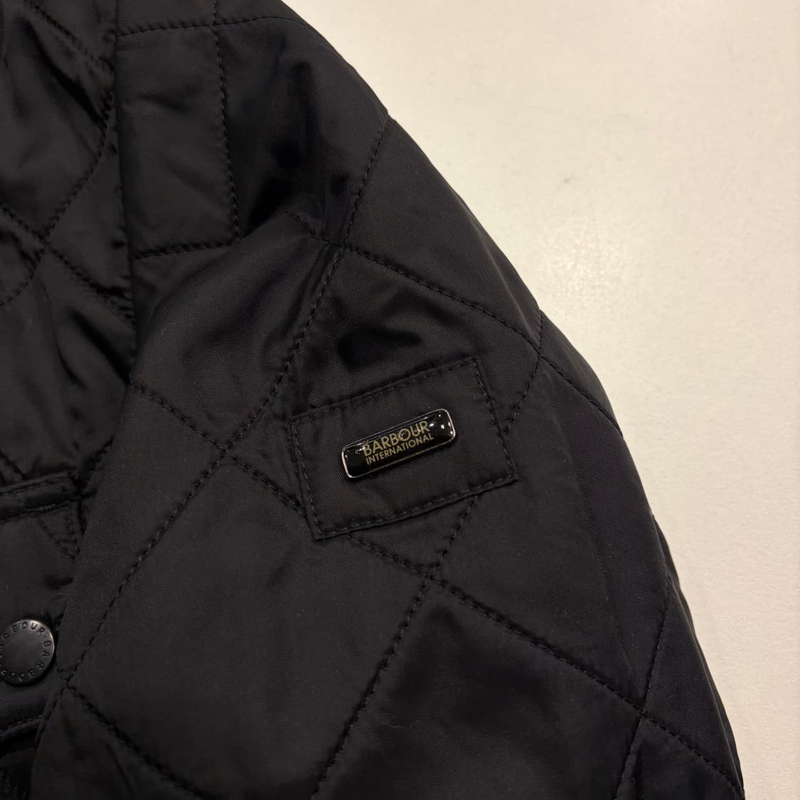 [S] 바버 아리엘 폴라퀼트 블랙 퀼팅 자켓 B614 상품이미지4